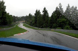 A wet track