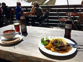 Lunch in the alps