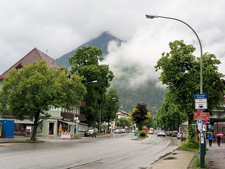 Fog - A super foggy view of the alps from near our hotel