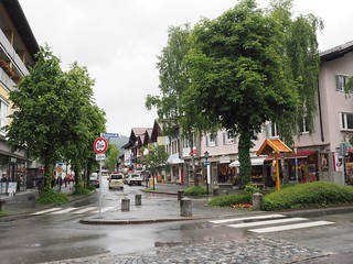This was a fun little town. We got some lederhosen and a dirndl at that shop on the right hand co...