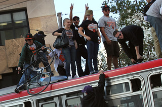 Can y'all help me get my bike on top of this bus?