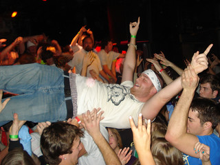 Crowd Surfing Dude at Girl Talk