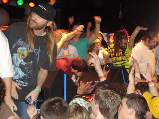 Girltalk is the dude in the red hoodie between the 2 giant monitors, haha