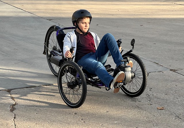 Testing out the catrike