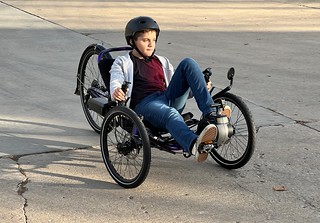 Biking - Testing out the catrike