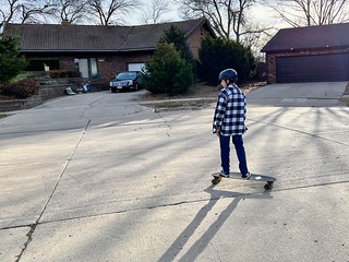 Skateboarding - slidin