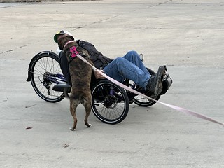 Biking - Gema is excited that Jeff's back