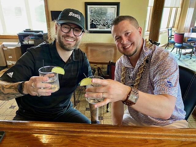 A celebration cocktail