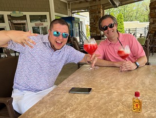 Drinks - I showed up and the Bens were enjoying Miami Vices. They slid me a fireball, lol.