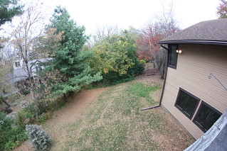 Looking northwest from the deck.