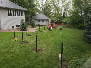 New fence goin up