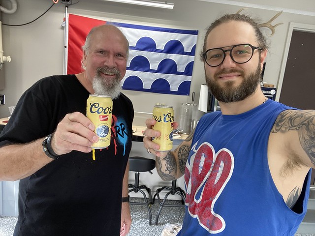 You've gotta drink beer while you make beer