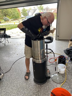 Homebrew - Lifting that grain basket