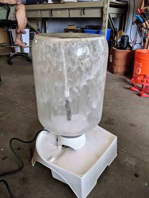 Washin out that carboy