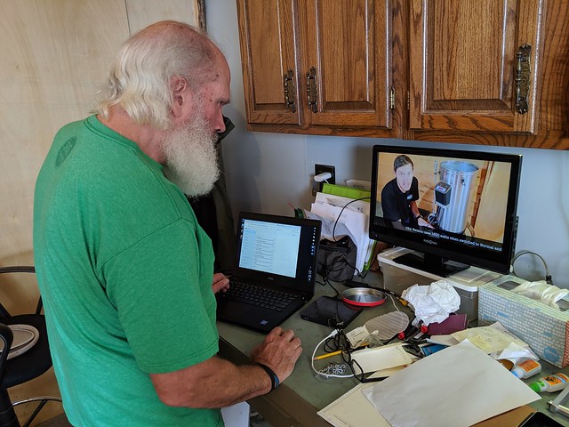 Watching a couple how-to videos