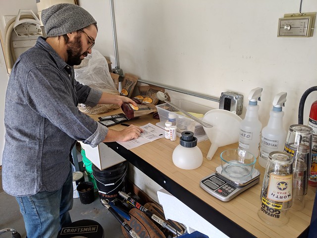 Mason reviewin the recipe