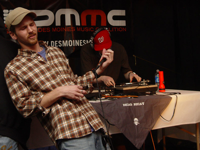 Mike Jupiter playing Air Guitar