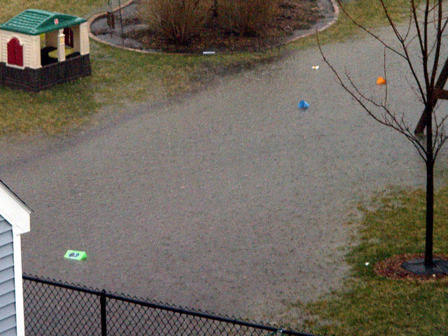 Toys floatin down the river