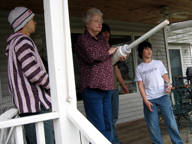 Grandmas love potato guns