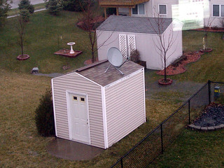 Weather - The drain that's supposed to drain our back yard