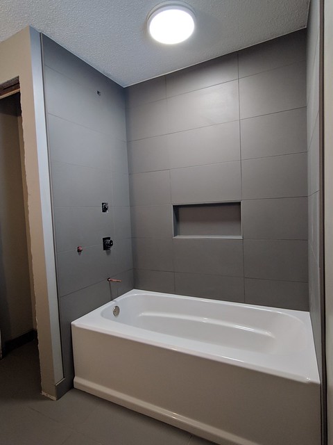 Shower tile complete!