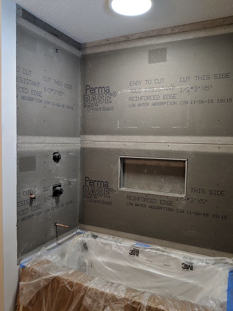 Shower about ready for tile