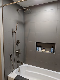 Shower hardware in!