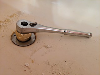 Getting that tub drain out