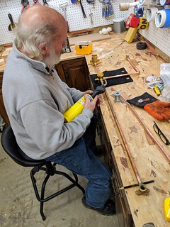 It's always nice having plumbing help from Jeff