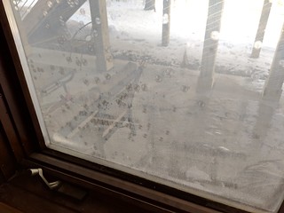 Nasty old/leaky window panes about to be replaced.