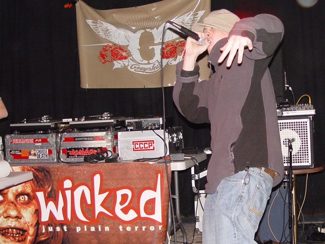 Aeon Grey rapping @ Vaudeville