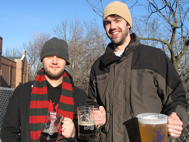 Josh and I at bock fest