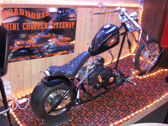 A mini chopper at the Wabasso bar