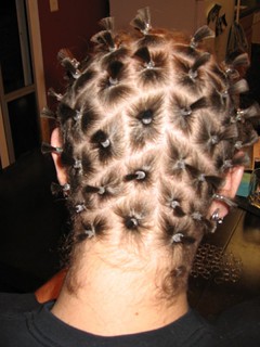 Squares and my nasty neck hair