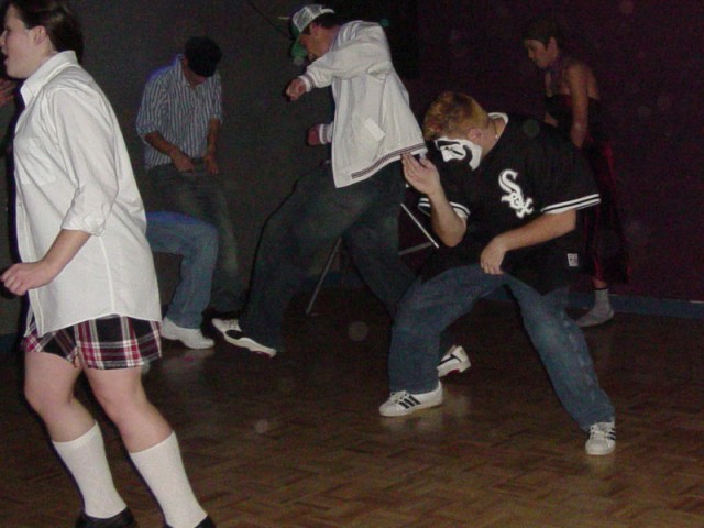 Kevi dancing at the Hilltop