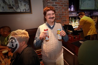 Dress Up - I have no idea who Chit is, but Kline's look was killing me