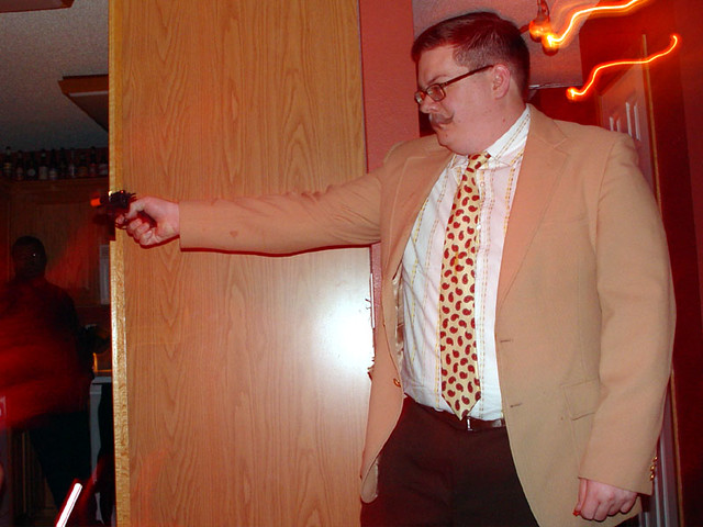 Colonel Mustard.  In the Dining Room.  With the Revolver