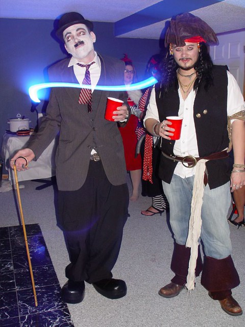 Charlie Chaplin and Tony