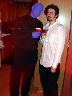 Blue Man and Slim Kevi