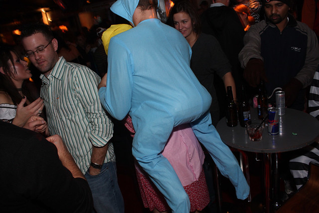 This baby costume was weird and awesome.