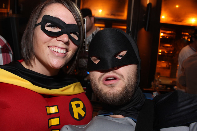 Batman and Robin at Liars Club