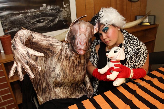 Bat Girl and Cruella Deville