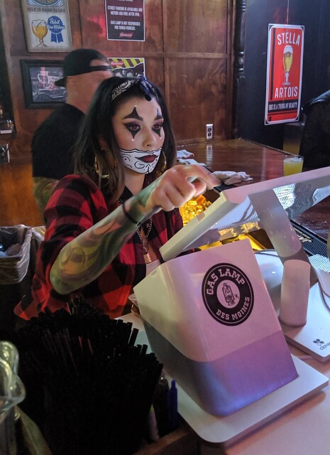 Bartender had some good face paint