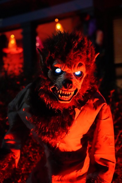 A nice werewolf. He likes pets.