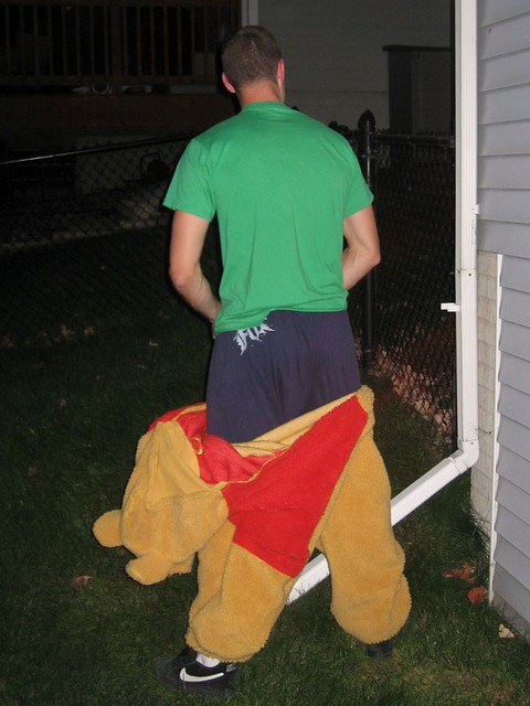 How Winnie the Pooh has to pee