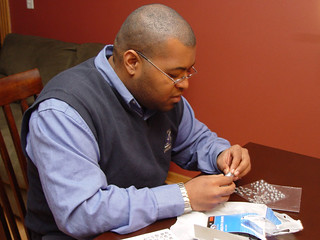 Mike Anderson - Ando, working on Nathan's grill