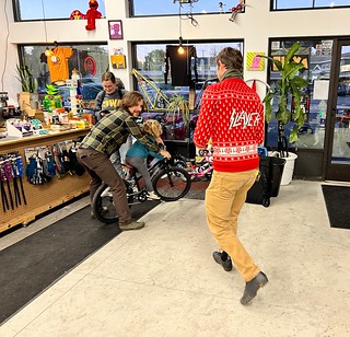 Biking - Esther is ready for the big time