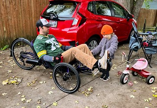 Biking - Checkin out Kari's wheels