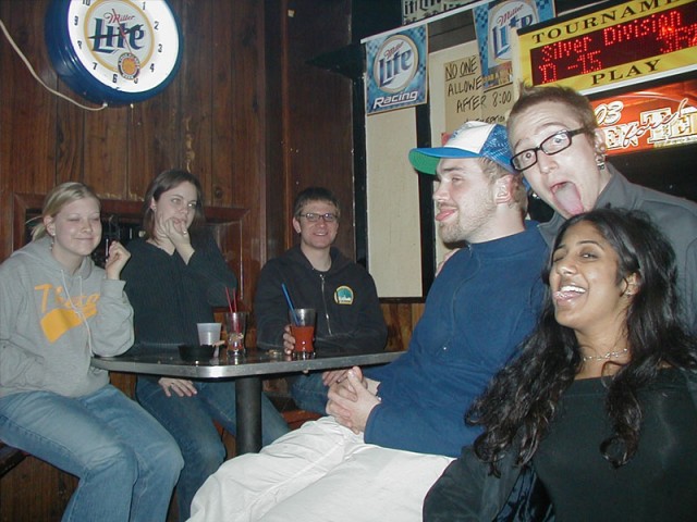 Erika, Rachel, Cole, Harper, and Kinnera @ Joe's