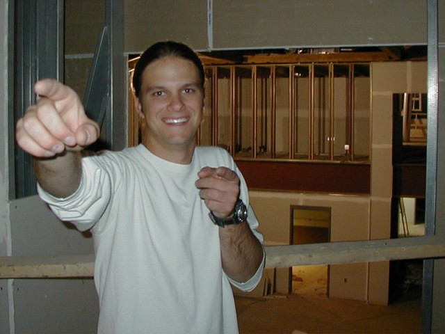 Running through McWethy during construction